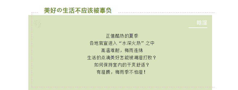 如何避免生活的樂趣被潮濕影響？