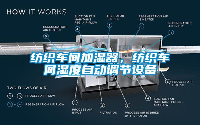 紡織車間加濕器，紡織車間濕度自動調節設備