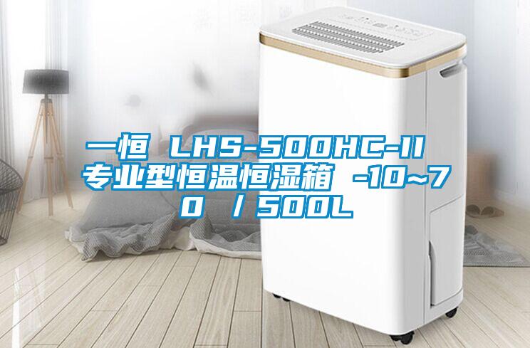 一恒 LHS-500HC-II 專業型恒溫恒濕箱 -10~70℃／500L