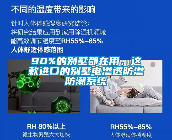 90%的別墅都在用，這款進口的別墅電滲透防滲防潮係統