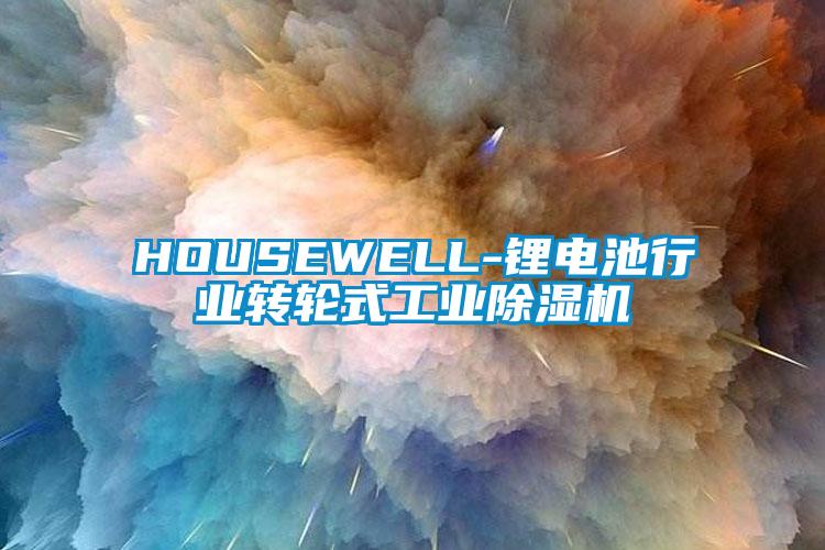 HOUSEWELL-鋰電池行業轉輪式工業91看片网站视频機