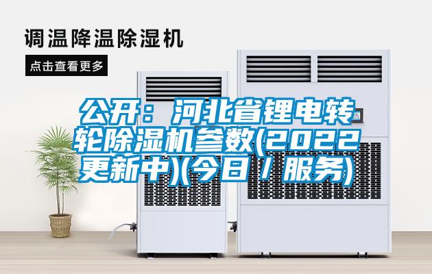 公開：河北省鋰電轉輪91看片网站视频機參數(2022更新中)(今日／服務)