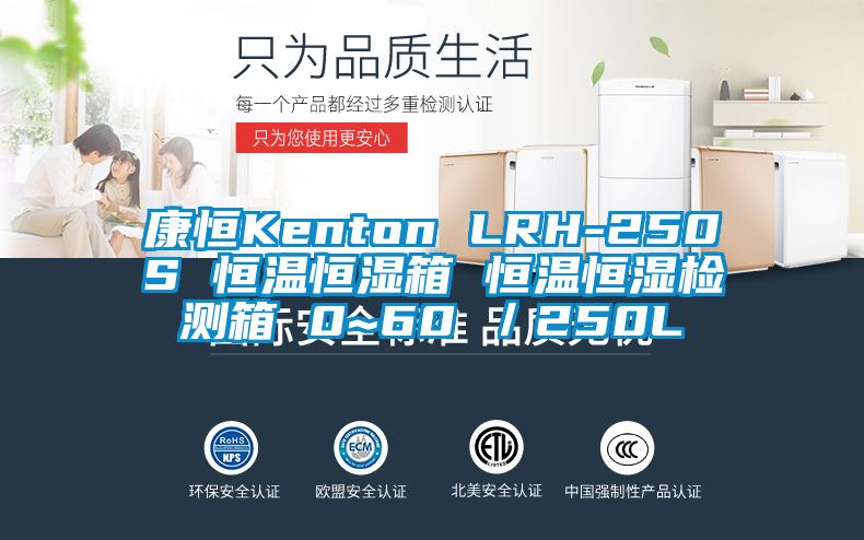 康恒Kenton LRH-250S 恒溫恒濕箱 恒溫恒濕檢測箱 0~60℃／250L