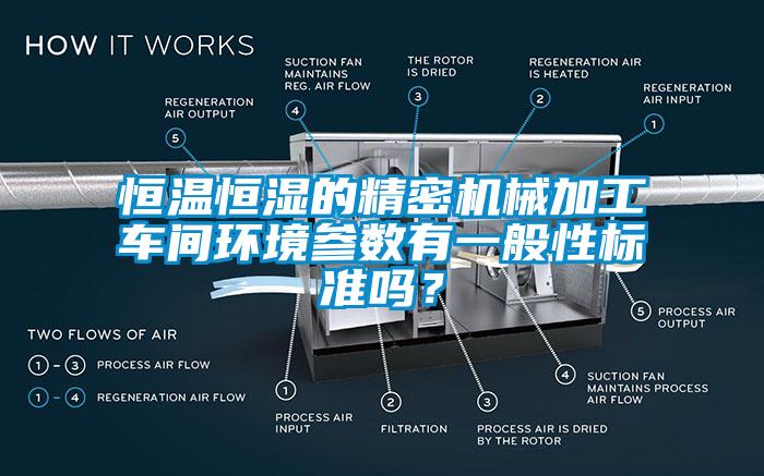 恒溫恒濕的精密機械加工車間環境參數有一般性標準嗎？