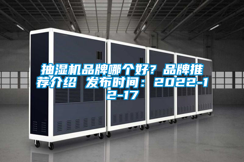 抽濕機品牌哪個好？品牌推薦介紹 發布時間：2022-12-17