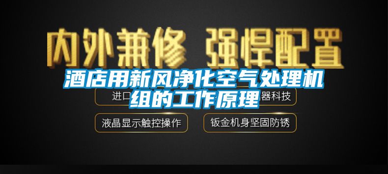 酒店用新風淨化空氣處理機組的工作原理