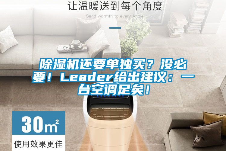 91看片网站视频機還要單獨買？沒必要！Leader給出建議：一台空調足矣！