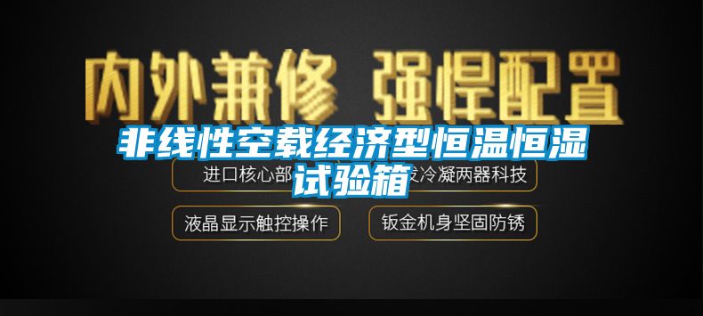 非線性空載經濟型恒溫恒濕試驗箱